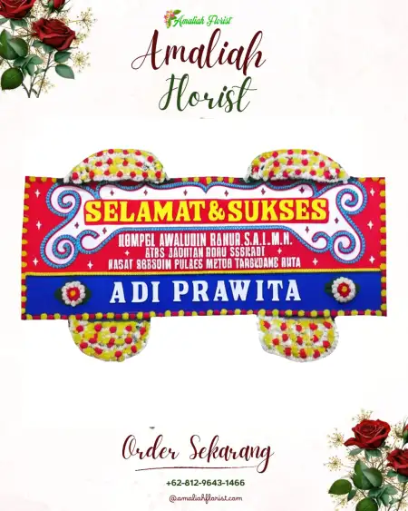 Papan Bunga Ucapan Selamat Sukadana Ilir